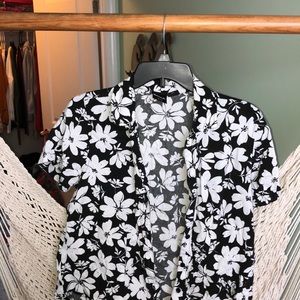 Tropical button up shirt